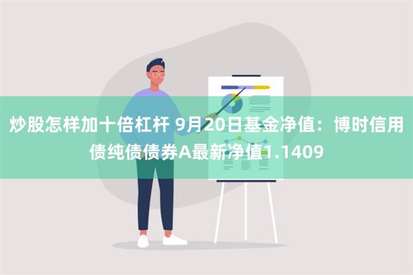 炒股怎样加十倍杠杆 9月20日基金净值：博时信用债纯债债券A最新净值1.1409