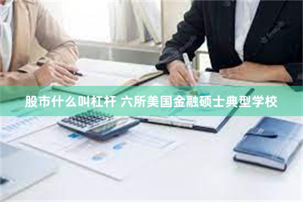 股市什么叫杠杆 六所美国金融硕士典型学校