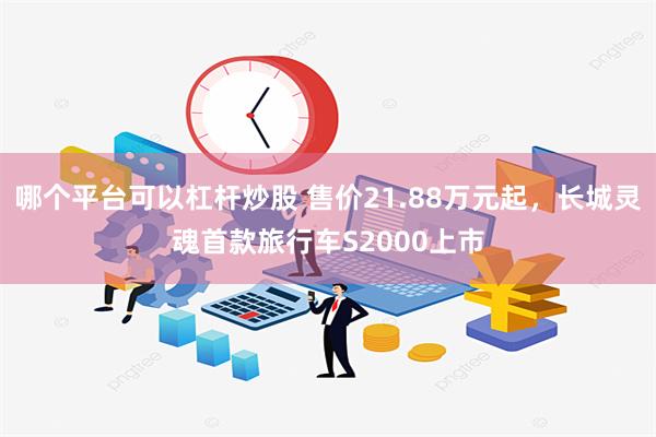 哪个平台可以杠杆炒股 售价21.88万元起，长城灵魂首款旅行车S2000上市